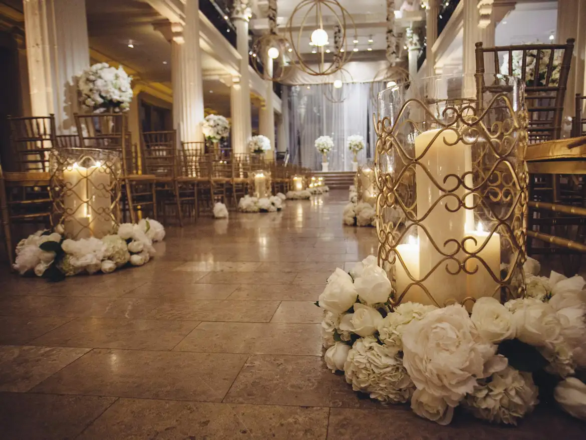View of 11 Ideas for a Romantic Candlelit Wedding