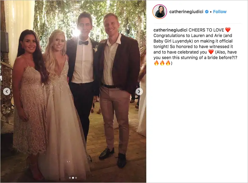 The Bachelor s Arie Luyendyk Jr. Lauren Burnham Are Married