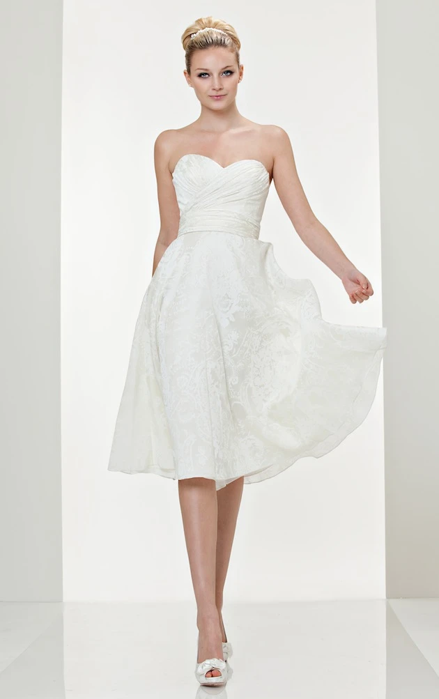 short wedding dresses 2013 Top 2 Wedding Dresses of the Week: Short & Flirty Edition!