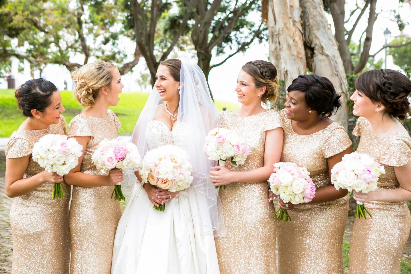 gold bridesmaid dresses tumblr Gold Long Mismatched Fall Bridesmaid Dresses main image 1