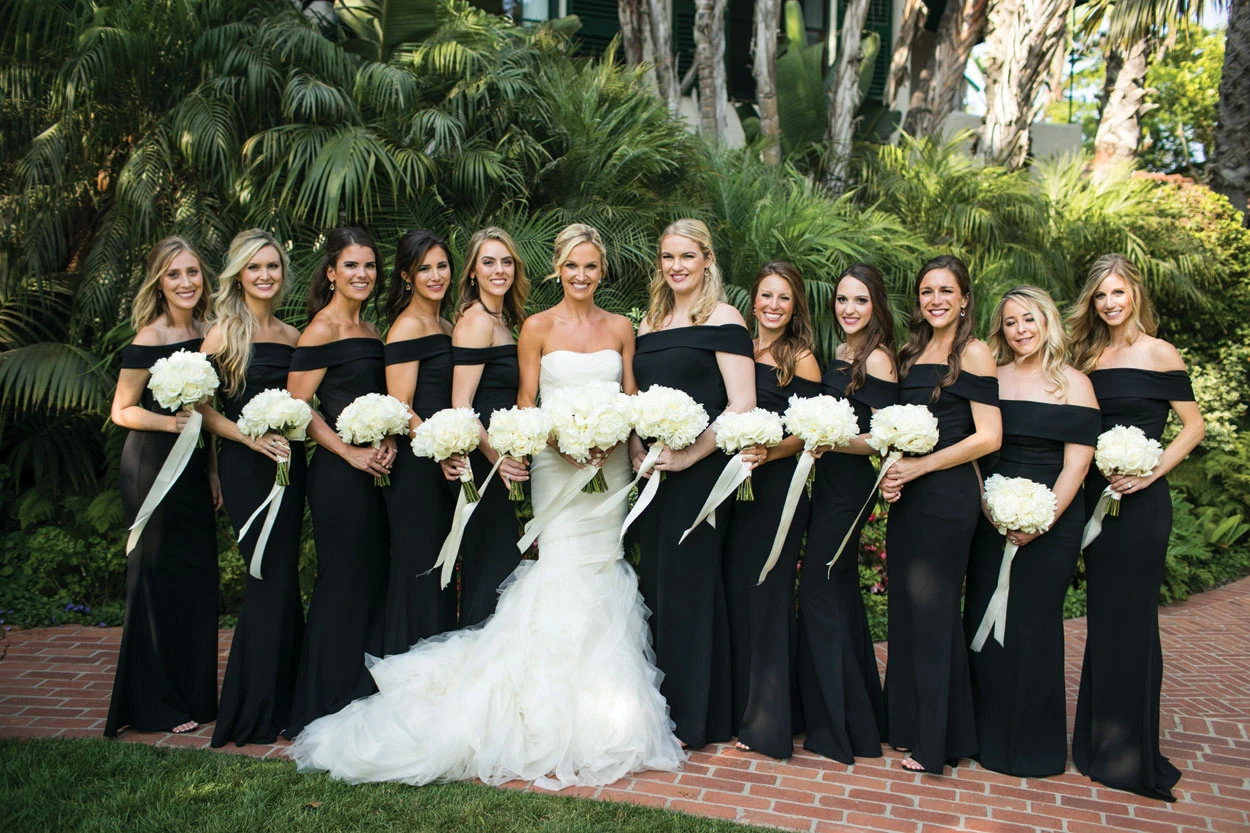 How to Coordinate Your Wedding-Day Look with Your Bridesmaids