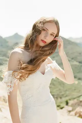Two-in-One Ethereal Wedding Dresses by Claire Pettibone